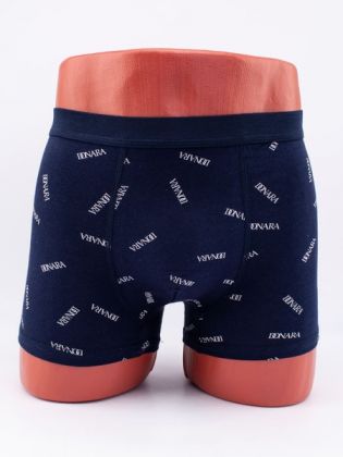 Однотонные мужские боксеры с надписями "Donara" - фото 1