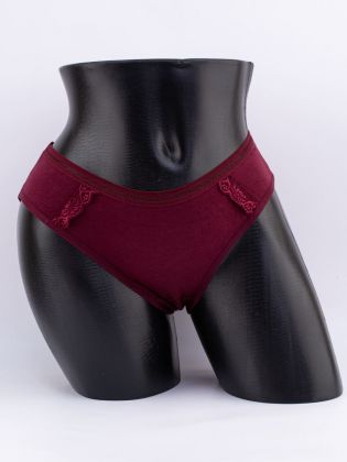 Слипы с кружевом и сеточным поясом - фото 1