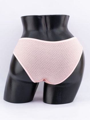 Слипы вафельные с кружевом - фото 3