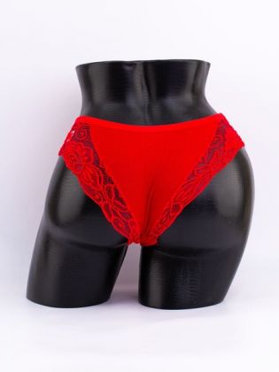 Слипы в рубчик с кружевом №1 - фото 3