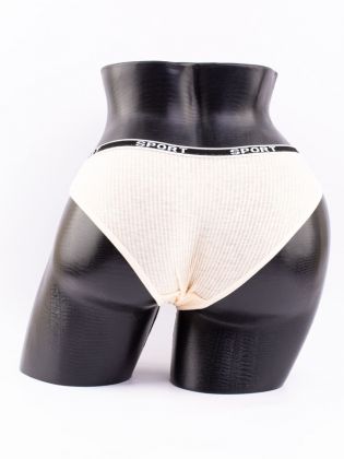 Слипы в рубчик с надписью "sport" - фото 3