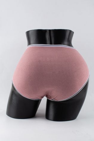 Слипы в рубчик с белым поясом и черной полоской  - фото 3