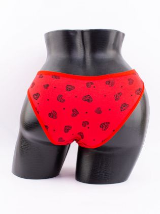 Слипы принтом "сердечки" - фото 3