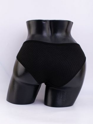 Слипы вафельные с кружевной вставкой - фото 3