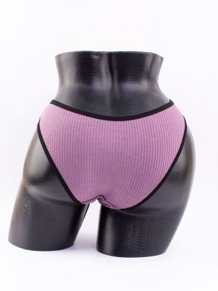 Слипы в рубчик с черной полоской - фото 3