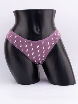 Слипы с принтом "молния" - фото 1