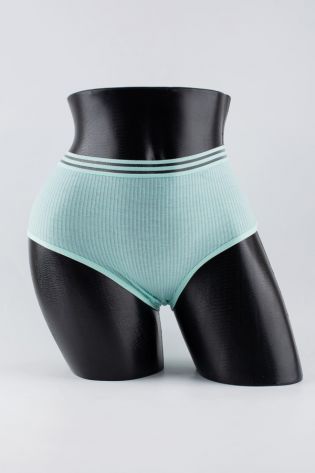 Слипы в рубчик с прозрачным поясом - фото 1