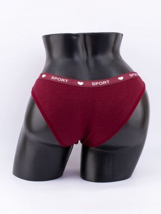 Слипы с эластичным поясом с надписью "sport" - фото 3