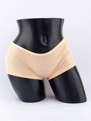 Шорты-трусы в рубчик - фото 1