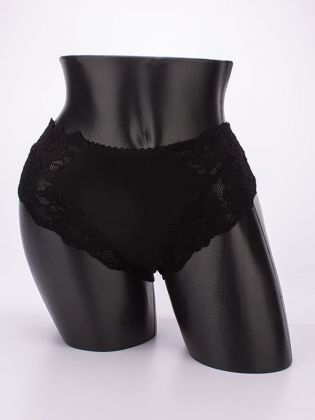 Слипы с цветочным кружевом - фото 1