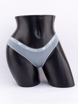 Слипы с эластичным поясом с надписью "sport" - фото 1