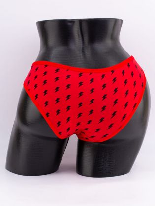 Слипы с принтом "молния" - фото 3