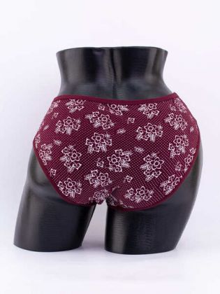 Слипы в горошек с цветочным принтом - фото 3