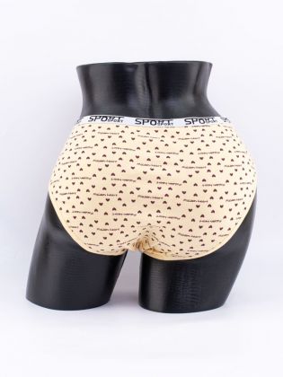 Слипы "maiden heart" с сердечками и эластичным поясом - фото 3