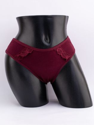 Слипы с кружевом по бокам - фото 1